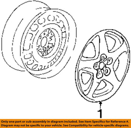 Mopar oem 4766976aa wheels-wheel cover