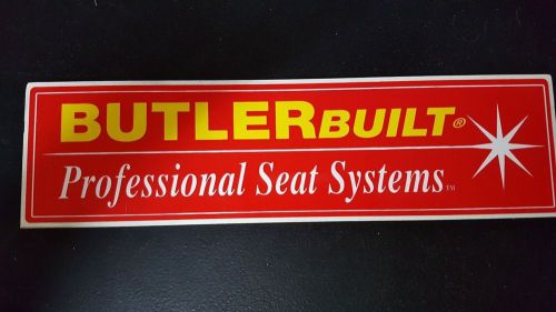 Butlerbuilt professional seat systems decals