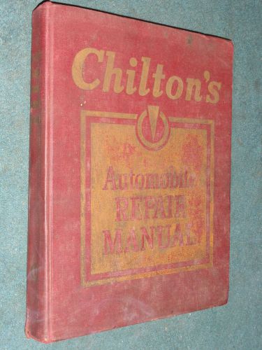 1940-1954 chevy ford olds cadillac mercury dodge &amp; more shop manual / chilton&#039;s