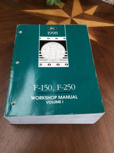 Ford f-150 1998 official workshop manuals, volumes 1 &amp; 2, nm