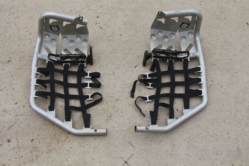 Yfz450 nerf bars aluminum nerfs 04-09 yfz 450 pro armor footpeg heel guards p-91