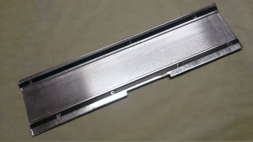 Driver&#039;s tailgate overlay panel / trim, jeep grand wagoneer 87-90 fsj (aluminum)