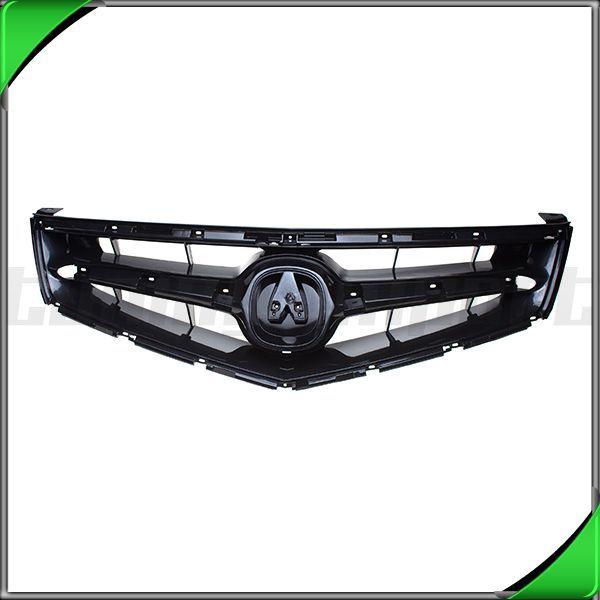 New front grille raw black body panel ac1200112 plastic 2006-2008 acura tsx base