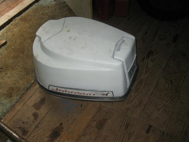 Johnson v4 outboard motor cover / cap pre 1970's