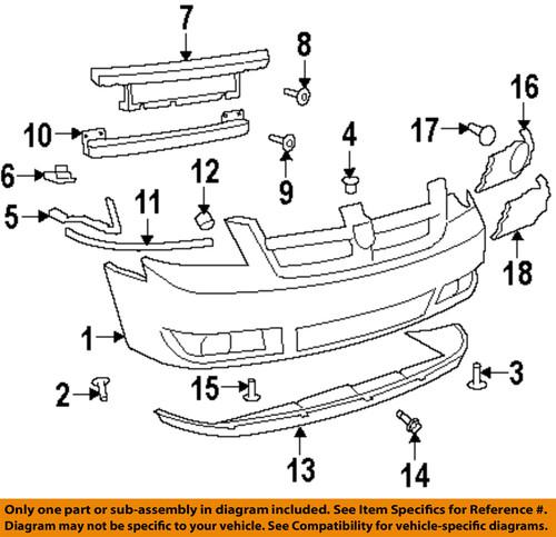 Chrysler oem 5113234aa front bumper-fog lamp bezel