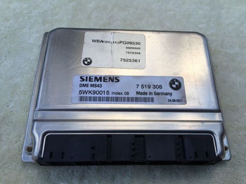 Ecu ecm computer bmw 330i 2001 01 2002 02 2003 03 7519130 7519308 724166