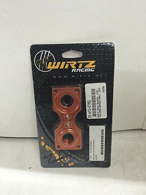 Wirtz axle chain block *orange*-ktm 125-525 sx/sxf 2000-2010