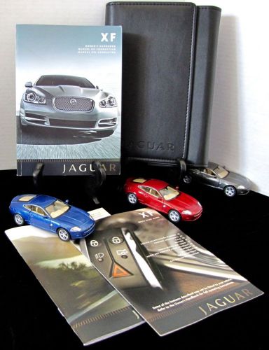 2009 jaguar xf with navigation owners manual set #o193