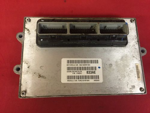 2001 jeep grand cherokee 4.0 ecu pcm engine computer p56041833ae 833ae