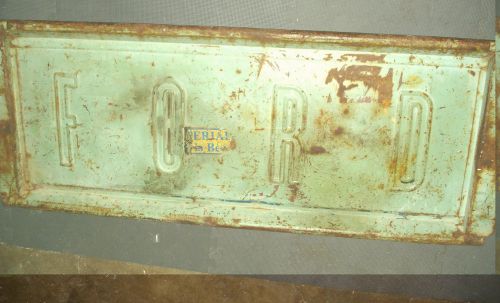 Vintage original ford truck tailgate 1957-63 restoration, bench, wall art