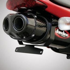 Jardine rt-1 dual outlet muffler stainless steel for triumph daytona 675