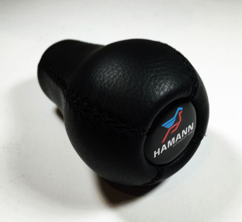 Bmw gear shift knob hamann - e21 e28 e30 e34 e36 e39 e46 natural leather !!!