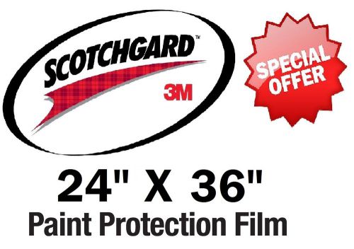Bulk roll film 24&#034; x 36&#034; genuine 3m scotchgard paint protection clear bra