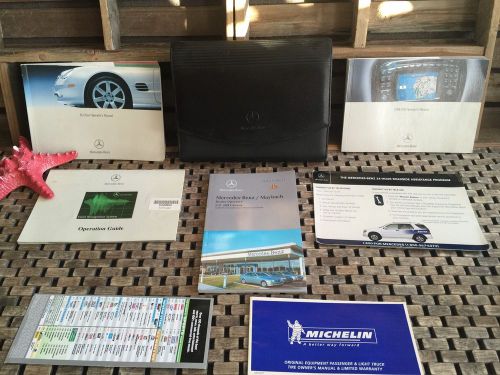 2004 mercedes sl500 sl55 sl600 owners manual + navigation manual ((buy oem))