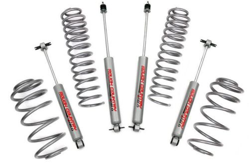 Rough country 2.5in jeep suspension lift kit 97-06 tj-lj with n2.0 shocks 6 cyl