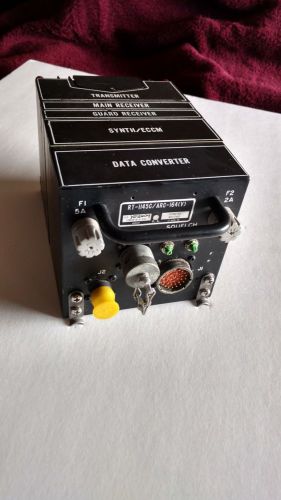 Rt-arc164(v) uhf transceiver, remote head and test rack  - raytheon / magnavox