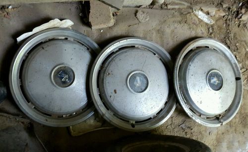 1975 75 76 77 buick regal hubcap rim wheel cover hub cap 15&#034; oem used set 3