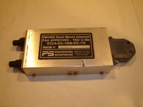 Ps engineering, pm 1000 panel mount intercom