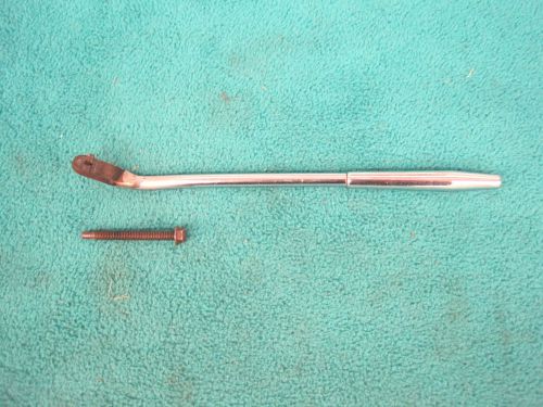 1966-67 charger gtx coronet satellite, steering column chrome turn signal lever