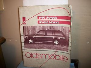 1991 oldsmobile bravada shop service manual original.