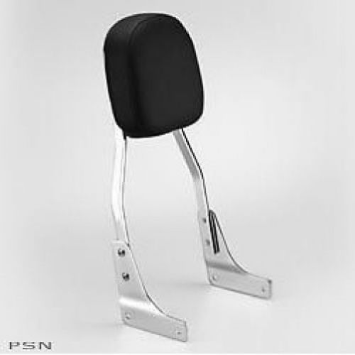 Honda vt1100c vt1100c2 shadow sabre spirit chrome backrest &amp; pad with mounts