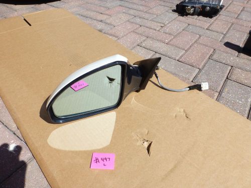 Infiniti fx35 fx45 2003-2008 oem left driver door mirror assembly met white #497