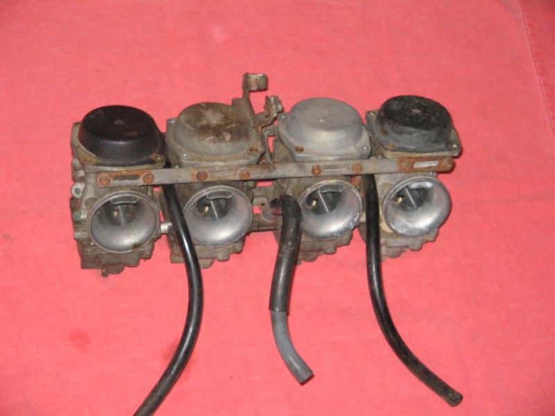 1983 1984 1985 cb650sc honda nighthawk cb650 carb rack carburetor bodies 