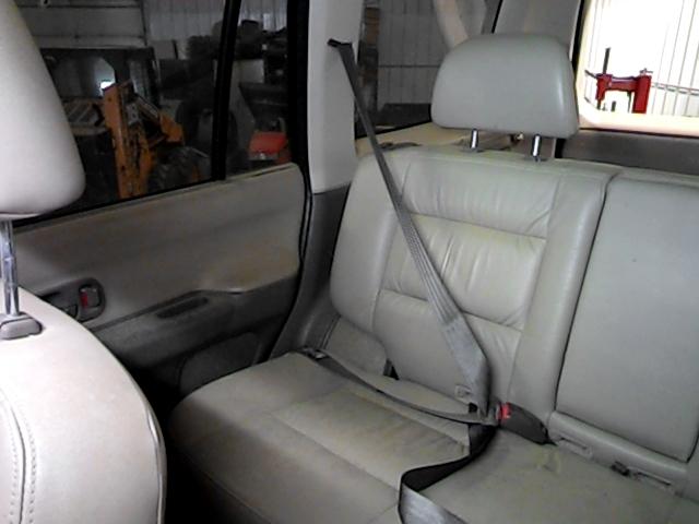 2000 mitsubishi montero sport rear seat belt & retractor only rh passenger tan