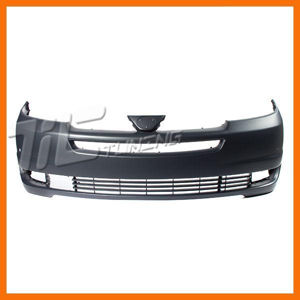 04 05 toyota sienna xle front bumper cover to1000269 capa primered sensor holes