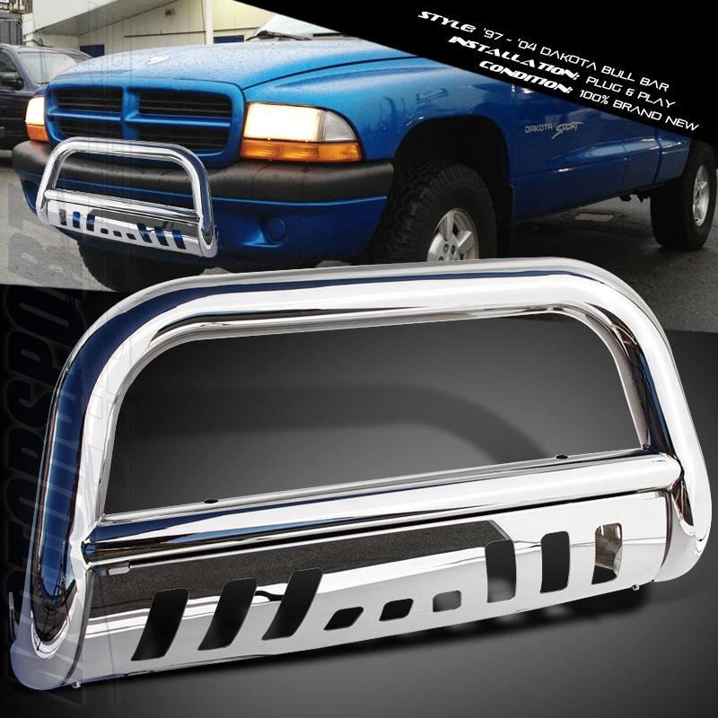 Dodge durango dakota 97-04 chrome finished front upper grille bull bar euro suv