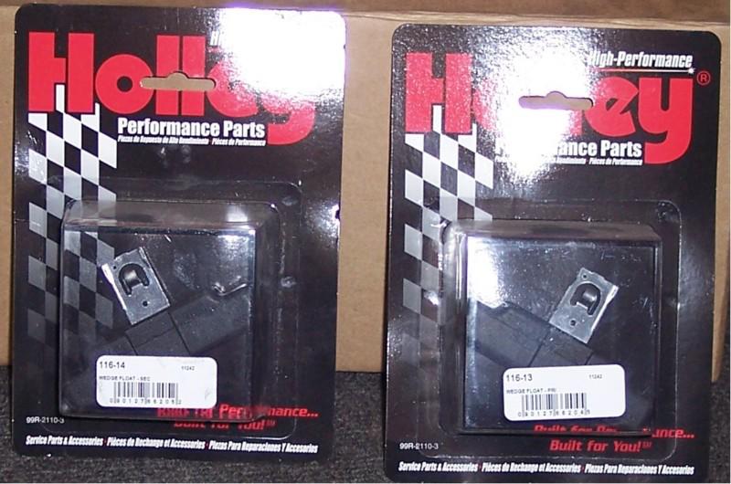 Holley qft aed oval track & tunnel ram 4 bbl pri. & sec. wedge float kit 