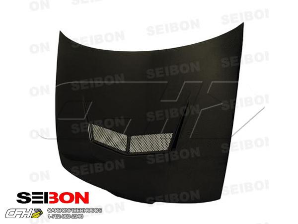 Seibon carbon fiber vsii-style carbon fiber hood kit auto body acura integra 90-