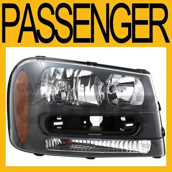 02-07 trailblazer ls headlight right gm2503213 ext headlamp assembly 06-09 ss rh