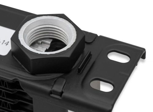 207erl earl&#039;s ultrapro oil cooler - black - 7 rows - narrow cooler - 10 o-ring