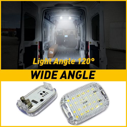 For 15-24 ford transit 150 250 350 350hd cargo van led dome cargo area light epg