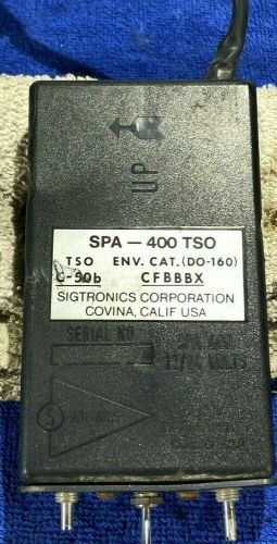 Sigtronics spa-400 intercom tso