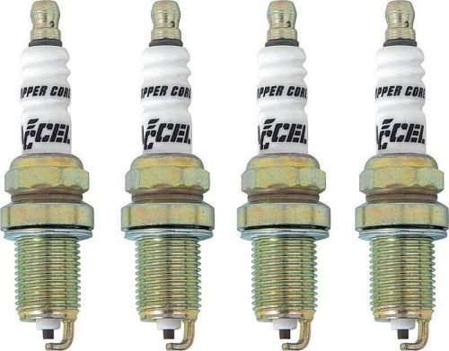 Accel; shorty spark plugs; set of 4