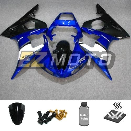 Injection fairing pack w/ windscreen & bolts for yamaha yzf 600 r6 2004 2005 ao