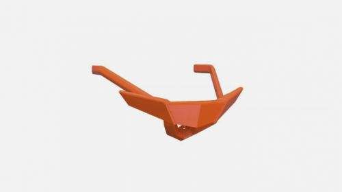 Polaris 2881942-647 orange burst elite front bumper indy rmk switchback 600 800