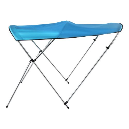 Pu coating bimini top canopy boats cover 3 bow 67-72in waterproof uv-resistant