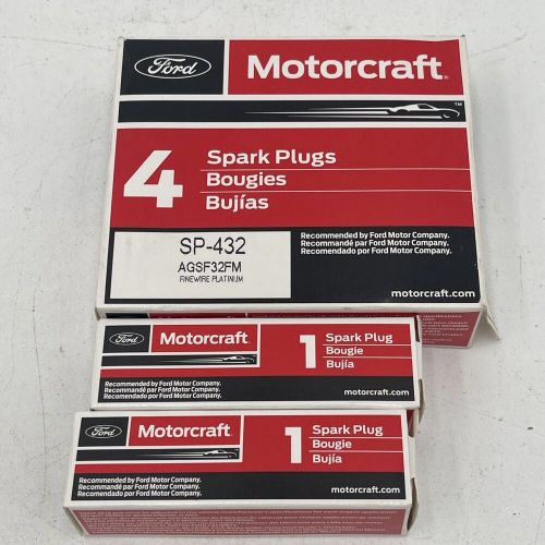 New set of 6 motorcraft platinum spark plugs sp432