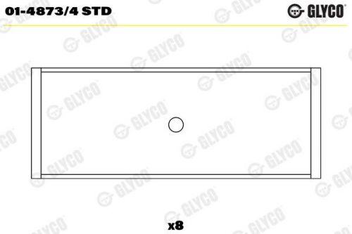 Big end bearing fits skoda fabia 542, 545 1.2 10 to 14 glyco 03f105701b quality