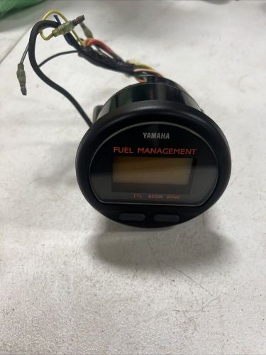 Yamaha outboard digital fuel management gauge