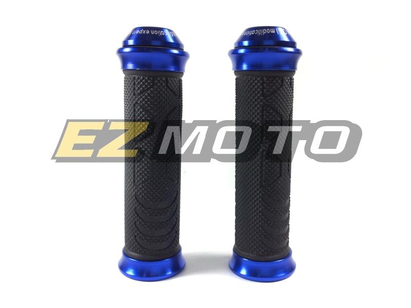 New motorcycle custom gel light aluminum hand grips 7/8" blue yamaha fazer r1 r6