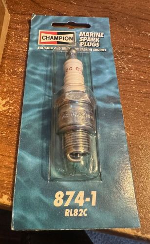 New champion 874-1 rl82c spark plug box of 8 sealed