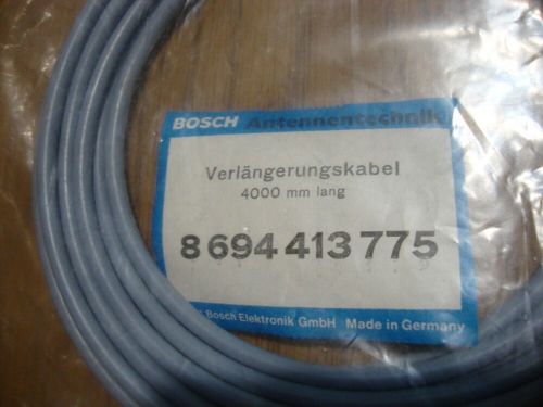 Bosch auto antenna extension cable  4000 mm  part # 8694 413 775  vintage  nos