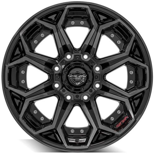 4play 4p80r-20100-8650-24bbt gen2 4p80r 20x10 8x6.5&#034; -24et in gloss black