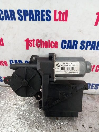 Vw polo 2004 9n 3dr driver side front window motor 6q1959801a