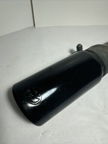 2005-2023 toyota tacoma black chrome exhaust tip genuine oem pt932-35180-02