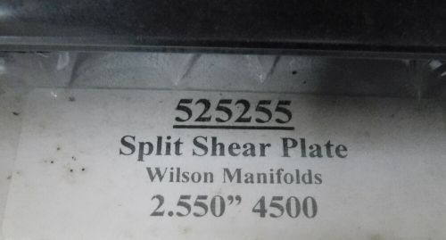 Wilson manifolds 525255 4500 dominator shear plate,  2.550 diameter, aluminum